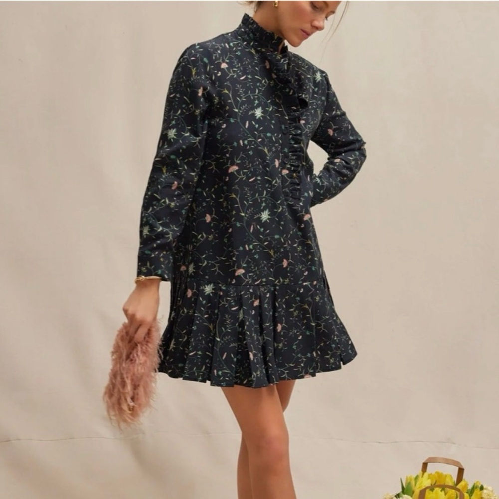 Tuckernuck Navy Floral Formal Dress--NWT